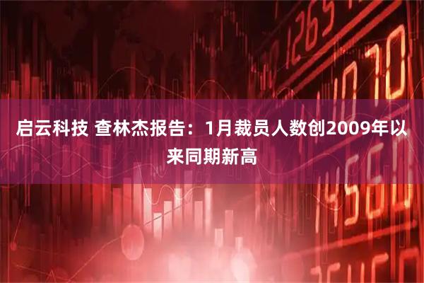 启云科技 查林杰报告：1月裁员人数创2009年以来同期新高